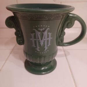 Disney's haunted mansion mug cup dark green